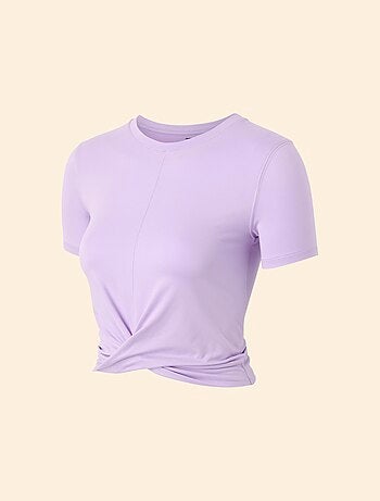T-shirt sportiva arricciata - (ekstract)