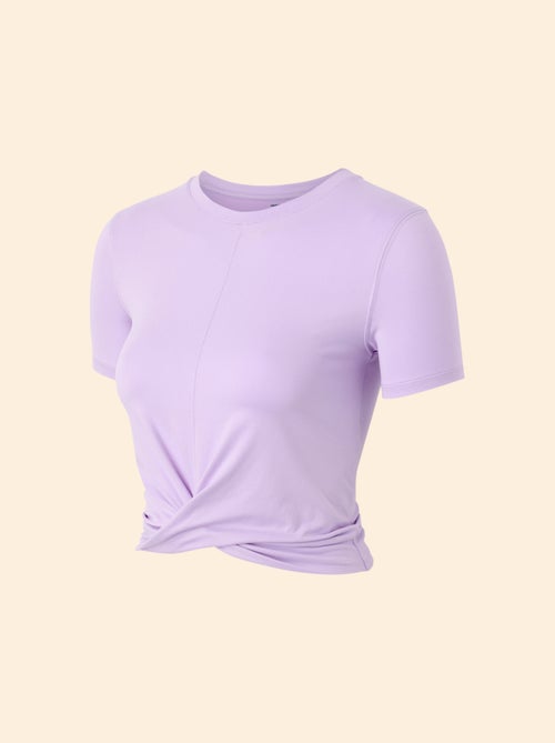 T-shirt sportiva arricciata - (ekstract) - Kiabi