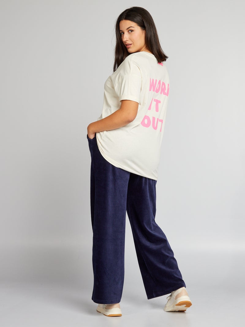 T-shirt sportiva BEIGE - Kiabi
