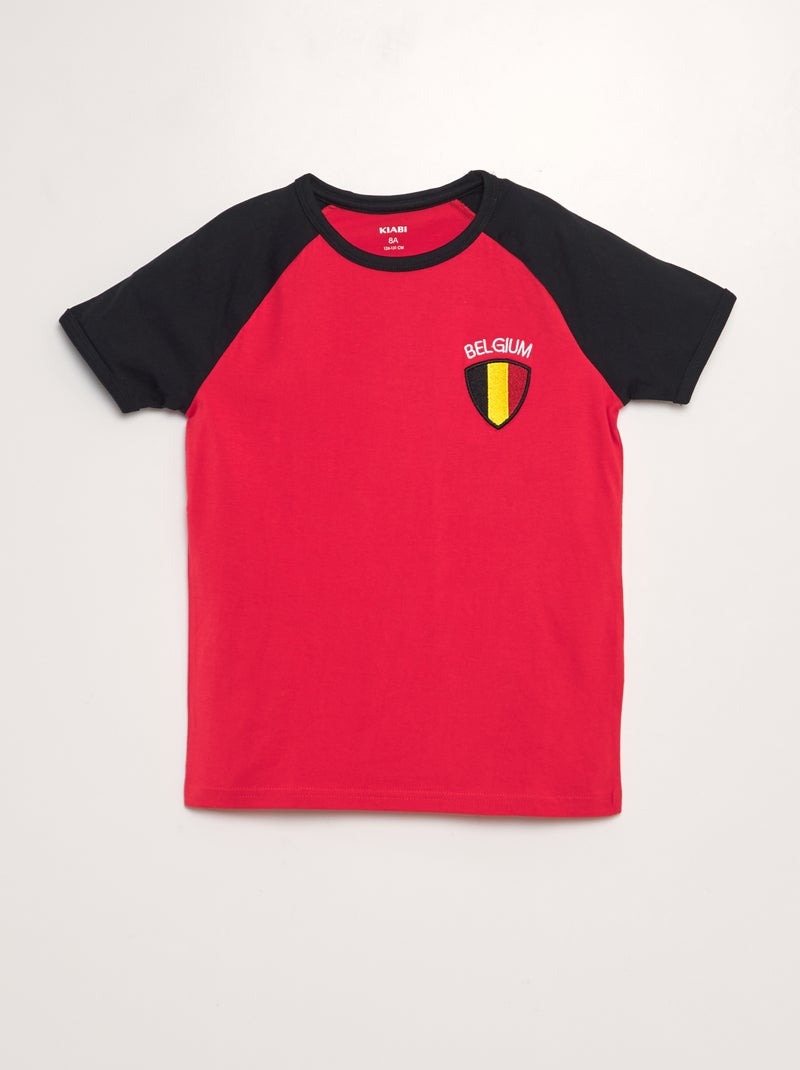 T-shirt sportiva 'Belgio' ROSSO - Kiabi