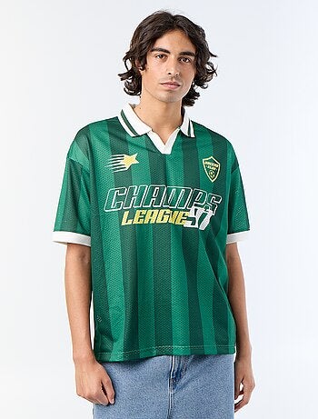 T-shirt sportiva con collo polo