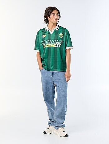 T-shirt sportiva con collo polo