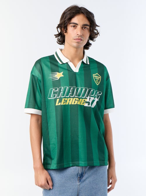T-shirt sportiva con collo polo - Kiabi
