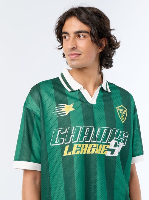 T-shirt sportiva con collo polo - Kiabi