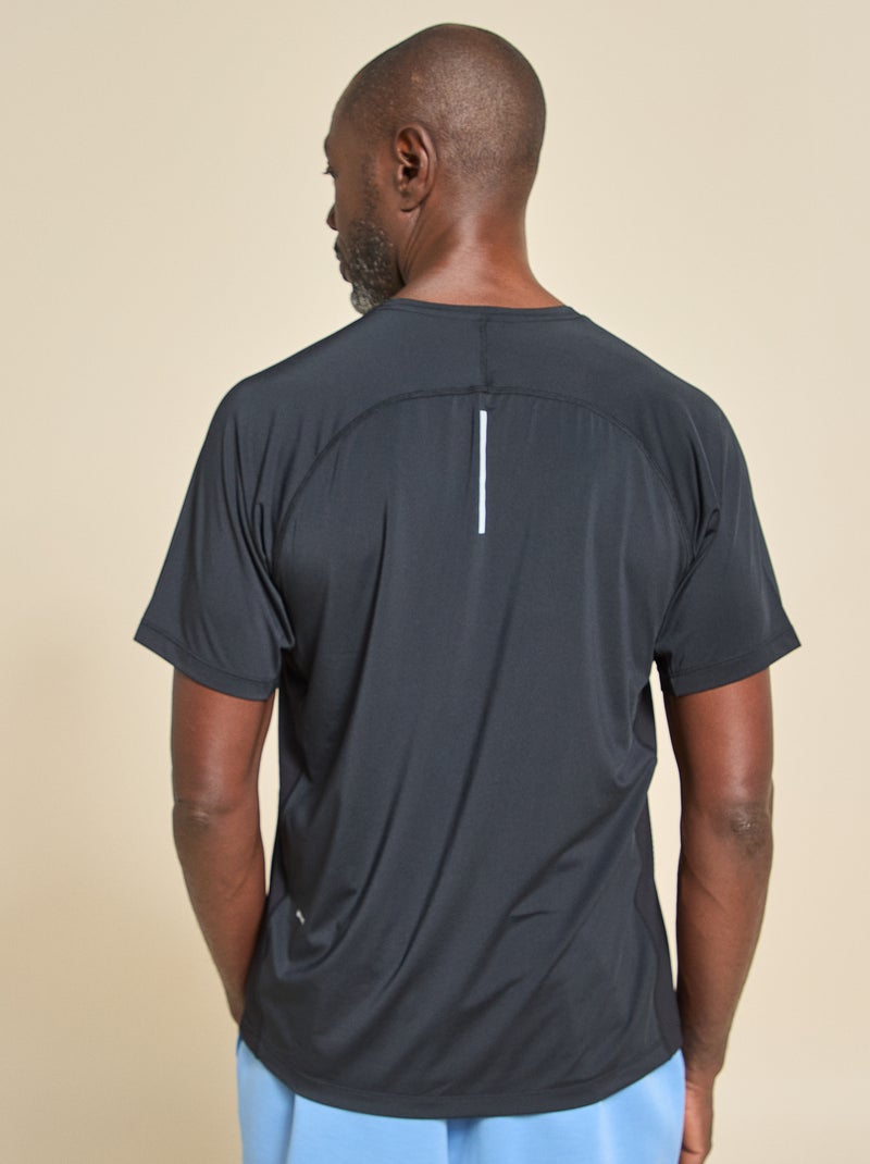 T-shirt sportiva con dettaglio riflettente - (ekstract) Nero - Kiabi