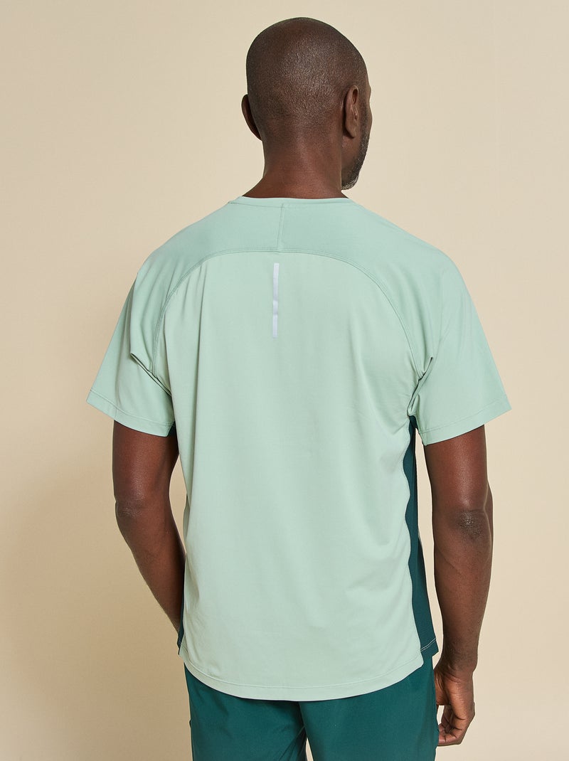 T-shirt sportiva con dettaglio riflettente - (ekstract) Verde - Kiabi