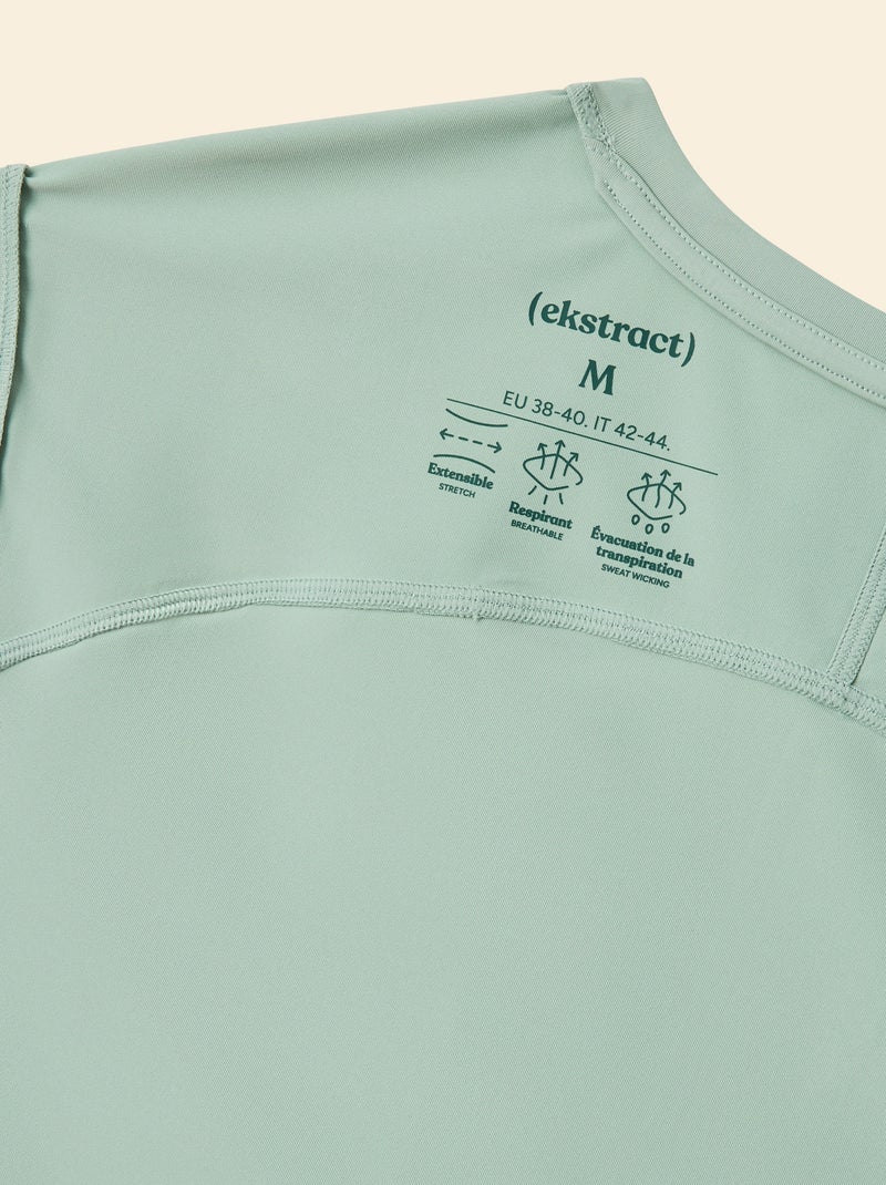 T-shirt sportiva con dettaglio riflettente - (ekstract) Verde - Kiabi