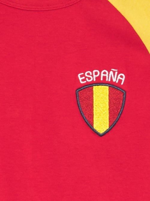 T-shirt sportiva 'Nazionale della Spagna' - Kiabi