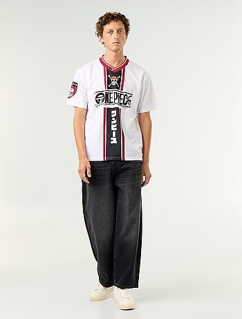 T-shirt sportiva "One Piece" "Luffy" a maniche corte