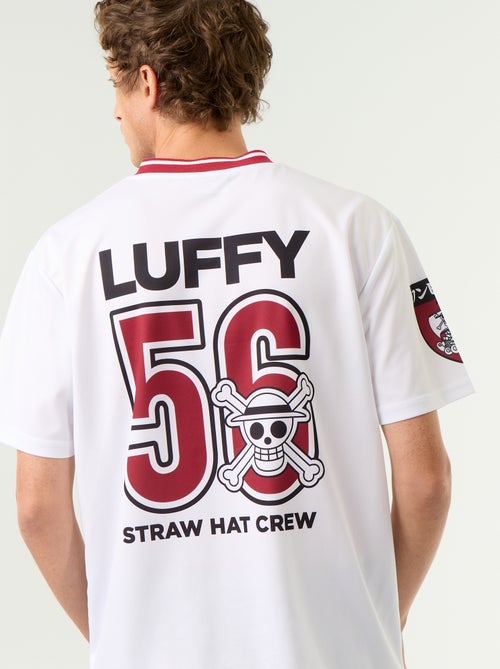 T-shirt sportiva "One Piece" "Luffy" a maniche corte - Kiabi