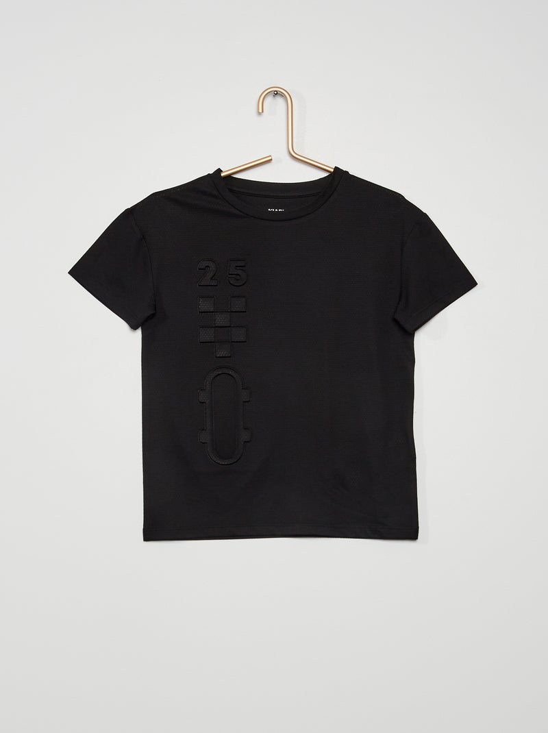 T-shirt sportiva scollo tondo GRIGIO - Kiabi