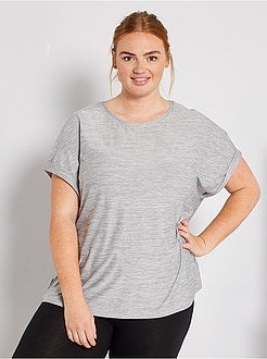 T-shirt sportiva screziata - Kiabi