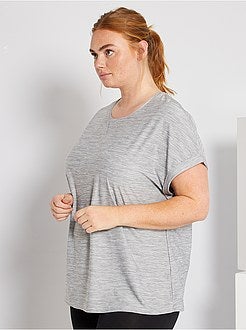 T-shirt sportiva screziata - Kiabi