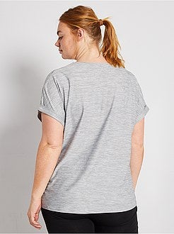T-shirt sportiva screziata - Kiabi