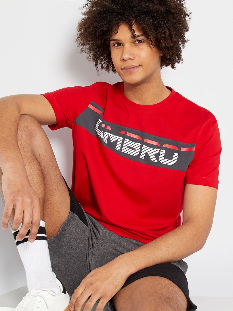 T-shirt sportiva 'Umbro' ROSSO - Kiabi