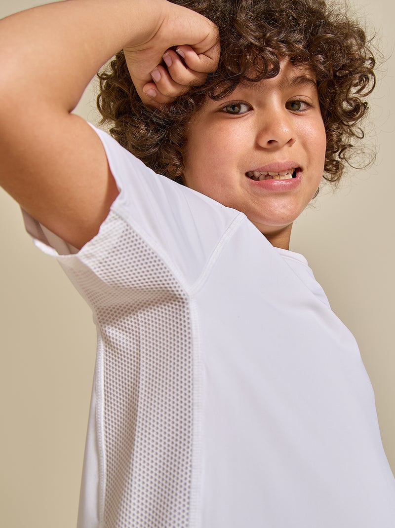 T-shirt sportivo - (ekstract) Bianco - Kiabi