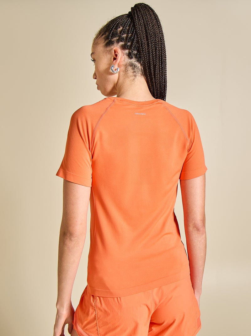 T-shirt sportivo effetto seconda pelle - (ekstract) Arancione - Kiabi