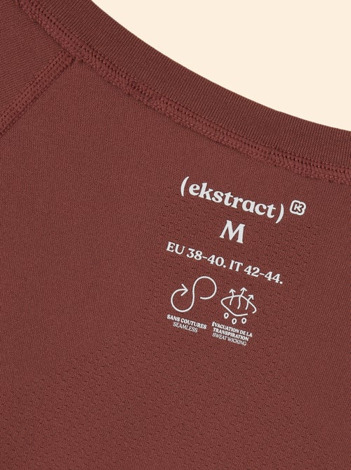 T-shirt sportivo effetto seconda pelle - (ekstract) - Kiabi T-shirt sportivo effetto seconda pelle - (ekstract) - Kiabi