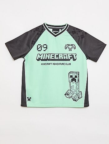 T-shirt sportivo fluido 'Minecraft'