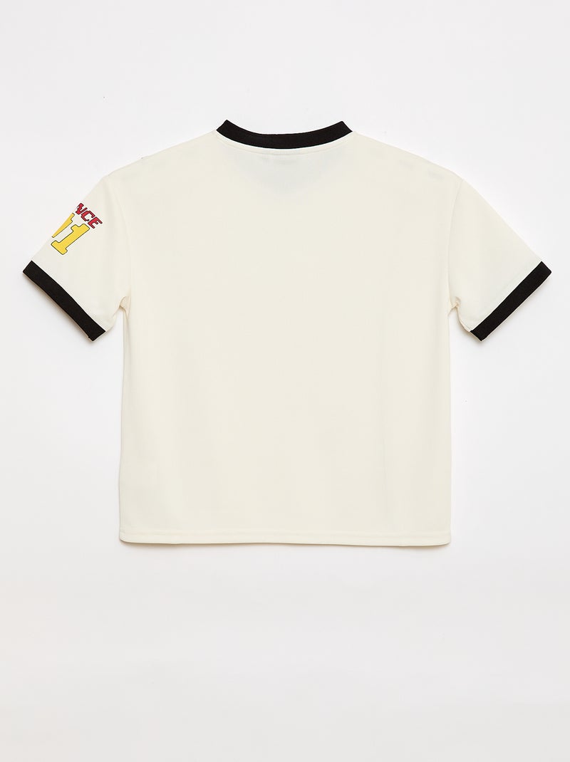 T-shirt sportivo fluido 'Sonic' 'SEGA' Beige - Kiabi