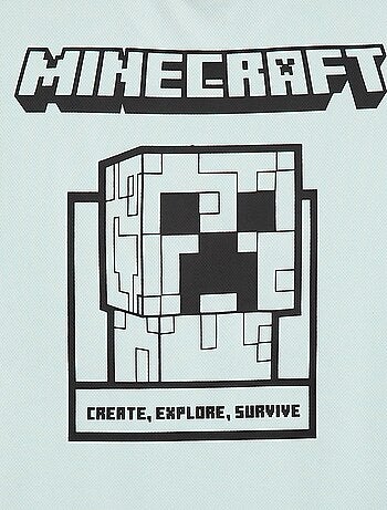 T-shirt sportivo 'Minecraft' a maniche corte