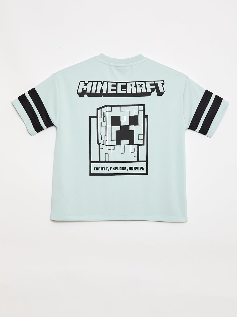 T-shirt sportivo 'Minecraft' a maniche corte Blu - Kiabi