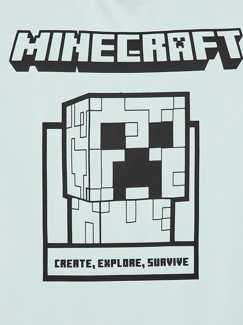 T-shirt sportivo 'Minecraft' a maniche corte Blu - Kiabi
