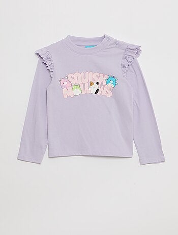 T-shirt 'Squichmallows' con volant sulle spalle - collezione facile da indossare