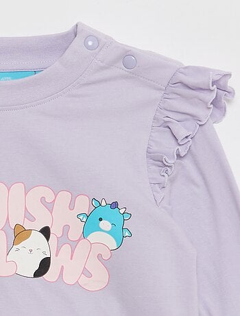 T-shirt 'Squichmallows' con volant sulle spalle - collezione facile da indossare