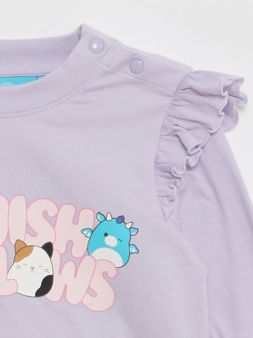 T-shirt 'Squichmallows' con volant sulle spalle - collezione facile da indossare - Kiabi