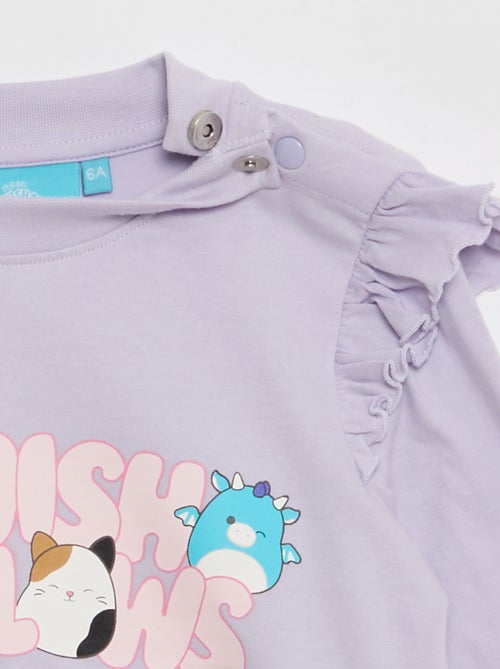 T-shirt 'Squichmallows' con volant sulle spalle - collezione facile da indossare - Kiabi