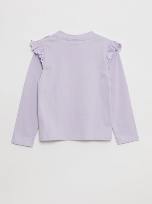 T-shirt 'Squish Mellow' con volant sulle spalle - So Easy - Kiabi