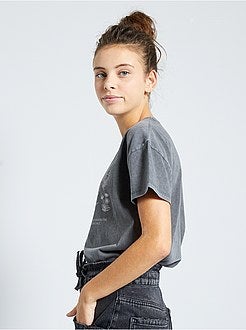 Ragazza 10-18 anni - T-shirt stampa a 'fiori' - Kiabi