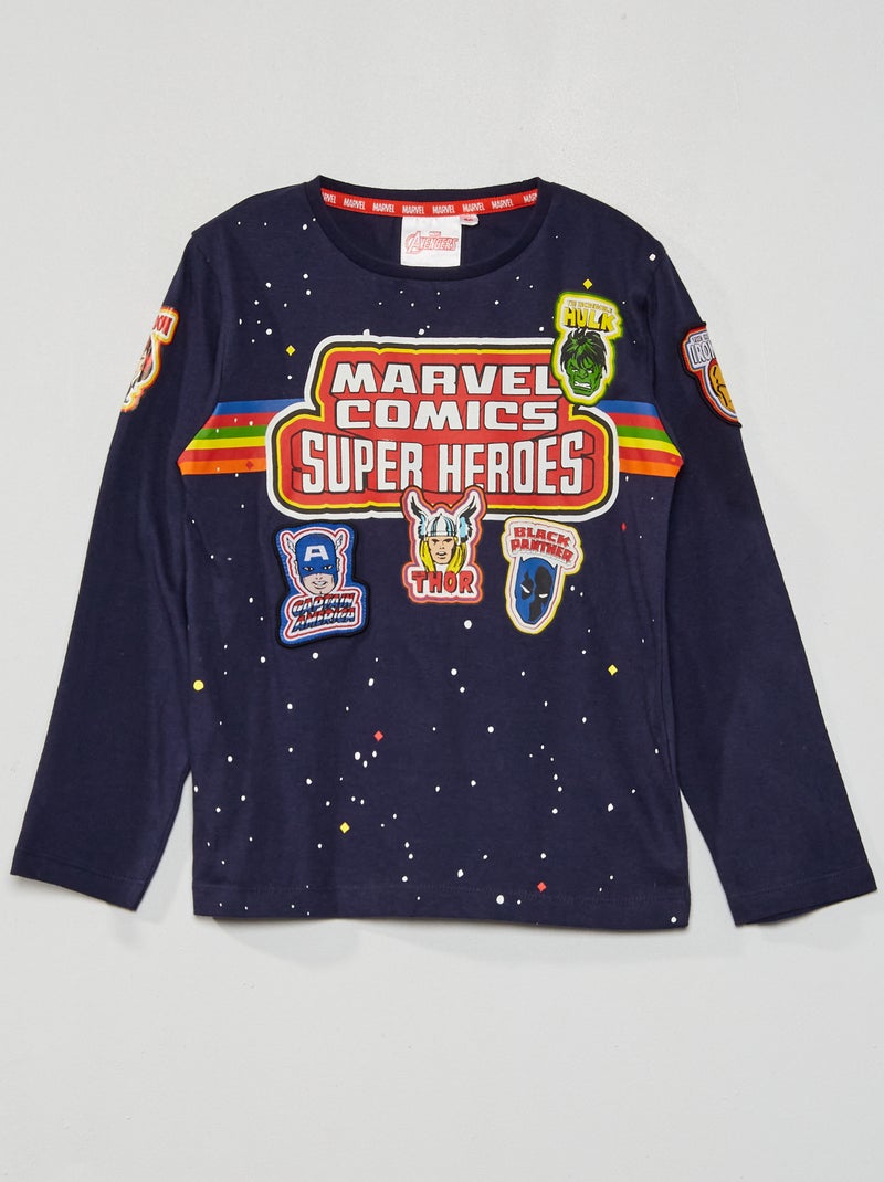 T-shirt stampa 'Avengers' blu marine - Kiabi