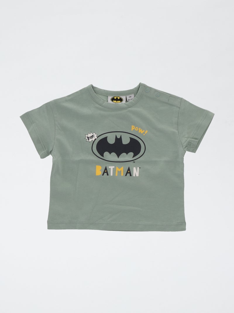 T-shirt stampa 'Batman' Verde - Kiabi