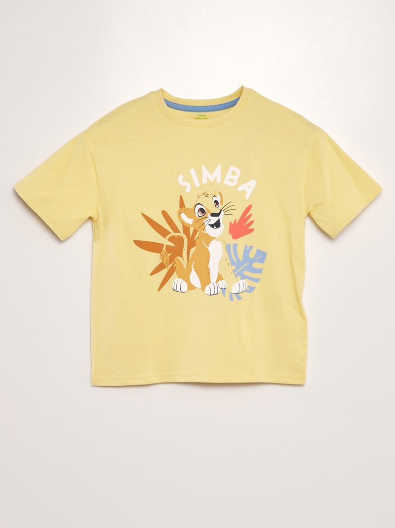T-shirt stampa 'Disney' GIALLO - Kiabi