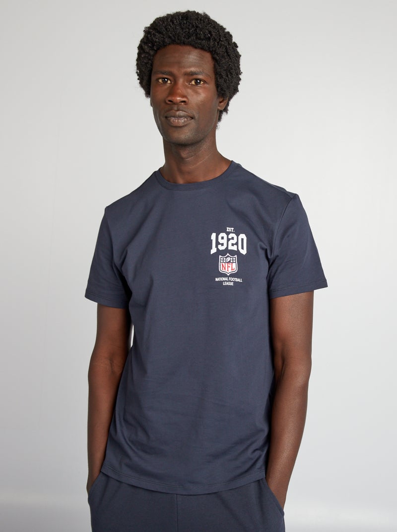 T-shirt stampa 'NFL' BLU - Kiabi