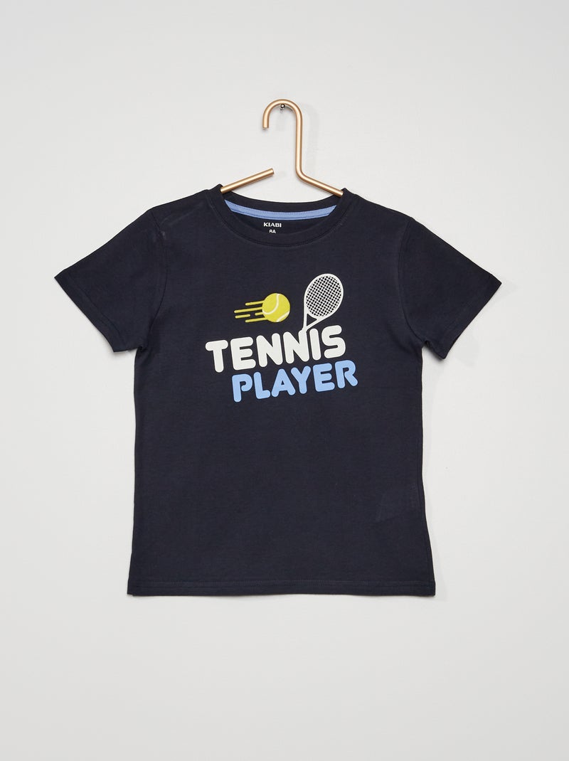 T-shirt stampa 'tigre' BLU - Kiabi