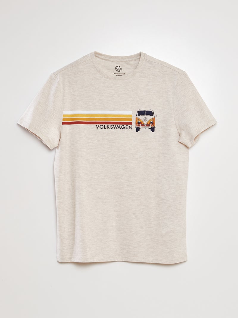 T-shirt stampa 'Volkswagen' BEIGE - Kiabi