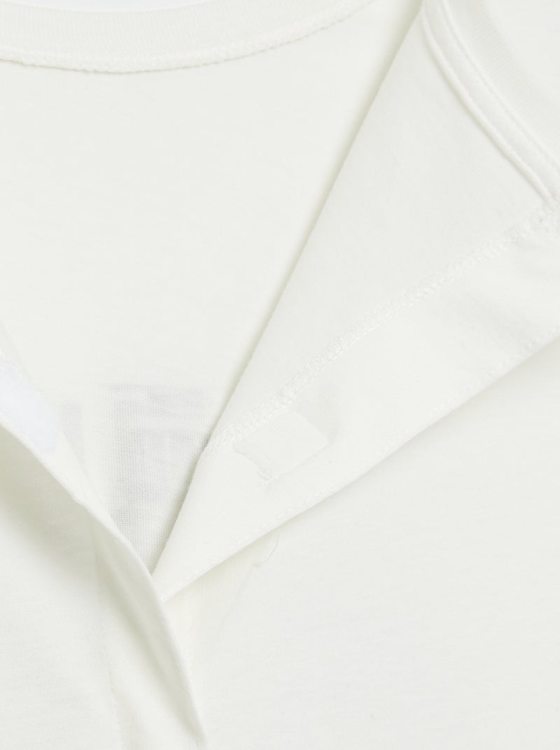 T-shirt stampata - collezione facile da indossare BIANCO - Kiabi