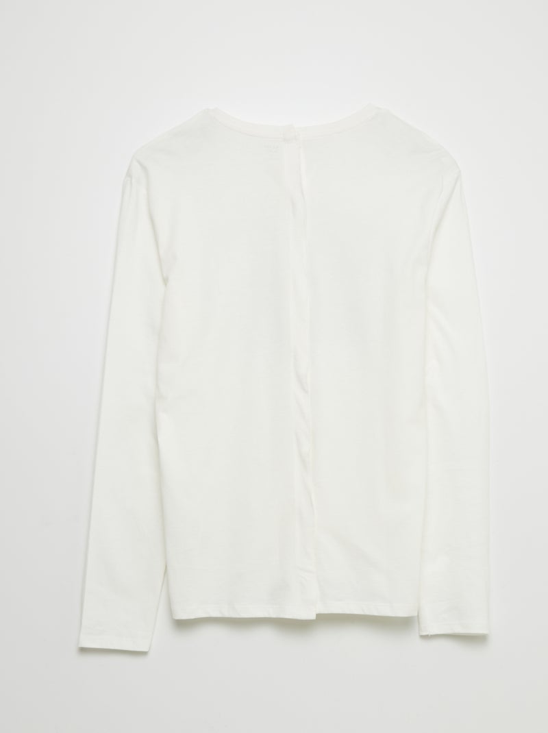 T-shirt stampata - collezione facile da indossare BIANCO - Kiabi