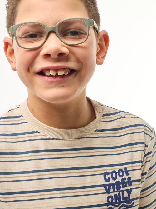 T-shirt stampata a maniche corte - Collezione facile da indossare - Kiabi