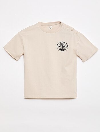T-shirt stampata a maniche corte - Collezione facile da indossare
