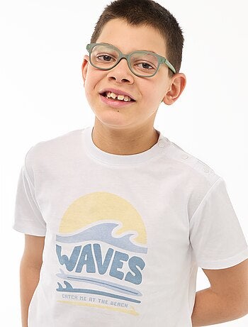 T-shirt stampata a maniche corte - Collezione facile da indossare