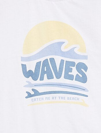 T-shirt stampata a maniche corte - Collezione facile da indossare