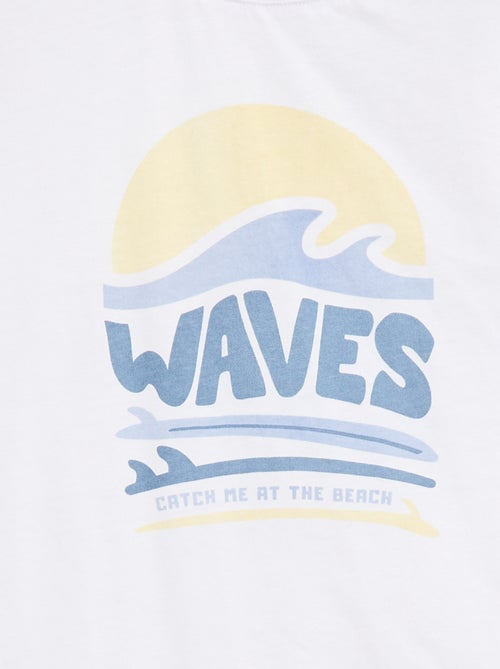 T-shirt stampata a maniche corte - Collezione facile da indossare - Kiabi