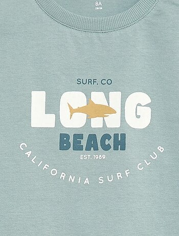 T-shirt stampata a maniche corte - Collezione facile da indossare