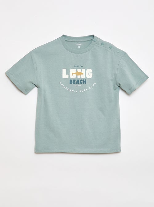 T-shirt stampata a maniche corte - Collezione facile da indossare - Kiabi