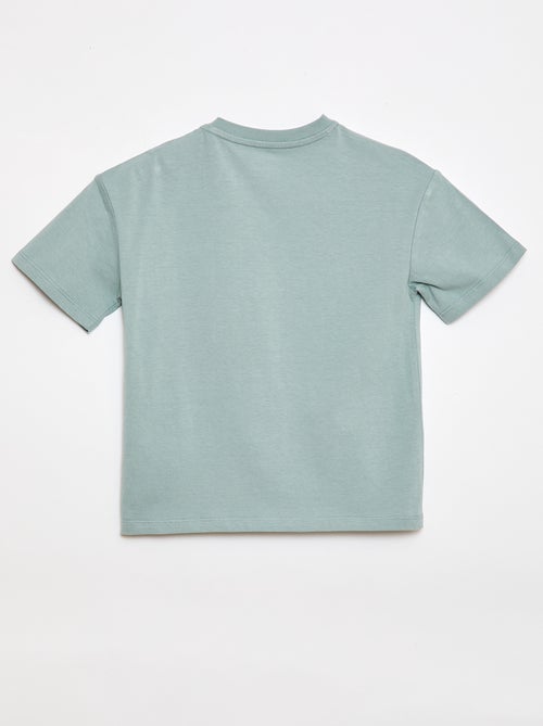 T-shirt stampata a maniche corte - Collezione facile da indossare - Kiabi