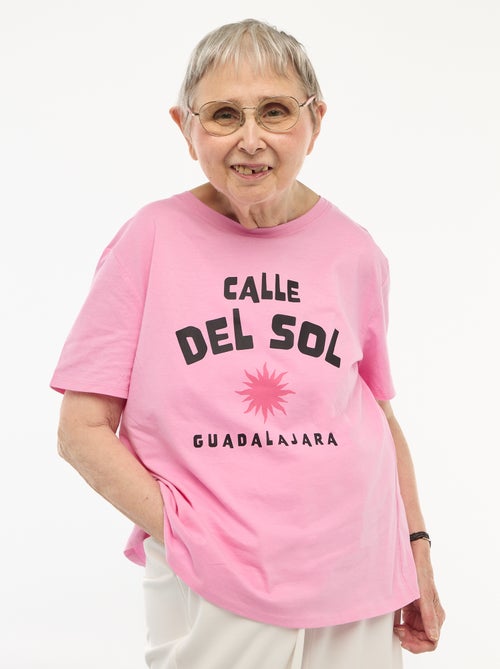 T-shirt stampata a maniche corte - collezione facile da indossare - Kiabi